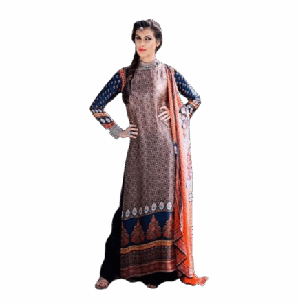 Women's Digital Printed Unstitched Salwar Suit